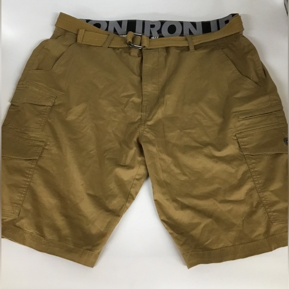 Iron Co Shorts Iron Co Cargo Shorts With Belt Poshmark